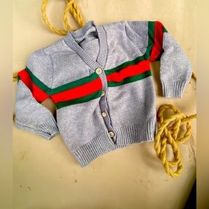 Woven Gucci style sweater for toddler